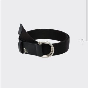 Woven Nylon Prada Belt
